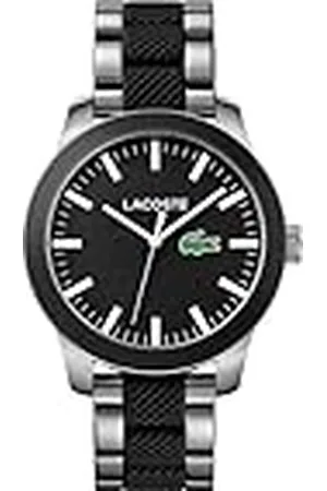 Lacoste Reloj Analógico de Cuarzo para Hombre con Correa en Acero Inoxidable con Detalles de Silicona - 2010890