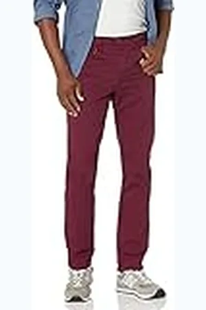 Amazon Pantalón Chino Elástico Cómodo con 5 Bolsillos y Ajuste Entallado (Previamente Goodthreads) Hombre, , 29W / 28L