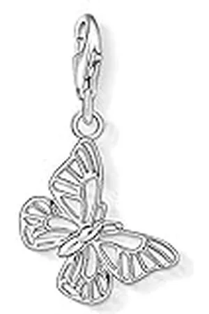 Thomas Sabo Charm Club Colgante charm para mujer en forma de mariposa, plata de ley 925, 1038-001-12