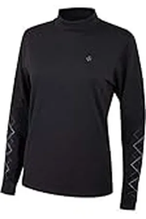 Island Green Golf IGLBASE1743 Deportes para Mujer Repelente de Agua de compresión de Manga Larga Capa Base Camiseta, , Tamaño 16