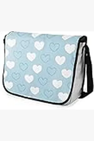 Bonamaison – Bolsas de Mensajero con Pulsera Negra para Estudiantes, Mochilas Escolares para niñas y niños, 29 x 36 cm
