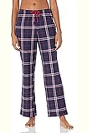 Amazon Pantalón de pijama de franela para dormir - colores interrumpidos Mujer, , L