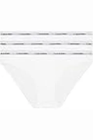 Calvin Klein Mujer Pack de 3 Slips Forma de Bikini Algodón con Stretch, , XS