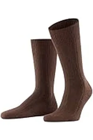 Falke Lhasa Rib M So lana cachemira lisos 1 par, Calcetines Hombre, , 39-42