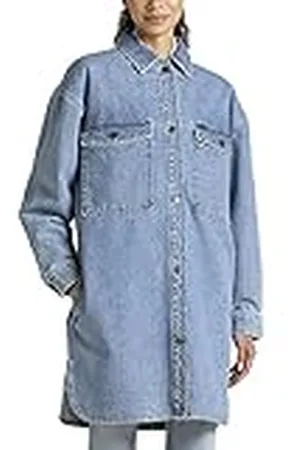 Lee Elongated Overshirt Camisa, , X-Large De Las Mujeres