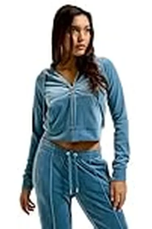 Juicy Couture Classic Velour Hoodie with Juicy Logo Sudadera con Capucha, , M (Pack de 10) para Mujer