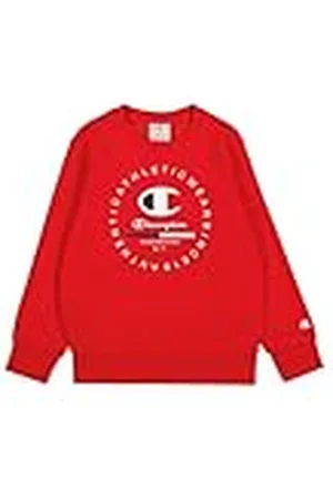 Champion Legacy Graphic Shop B (306838) -Ultra-Light Soft Compact Powerblend Fleece Crewneck Sudadera Deporte Mujer, , 15-16 años para Niños