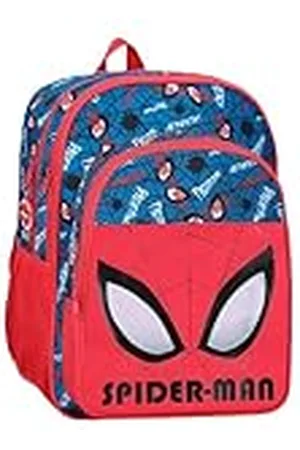 Marvel Spiderman Authentic Mochila Escolar Adaptable a Carro 30x40x13 cms Poliéster 15,6L