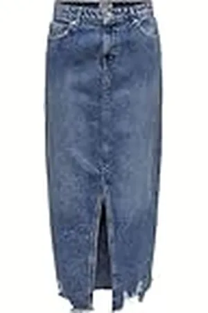 ONLY Onlemma Life RG LNG Dnm Skirt Pim316noos Falda Larga, , L Mujeres