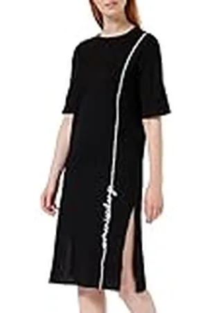 Armani Exchange Cotton Midi tee Shirt Dress Vestido Informal, , XS Mujeres