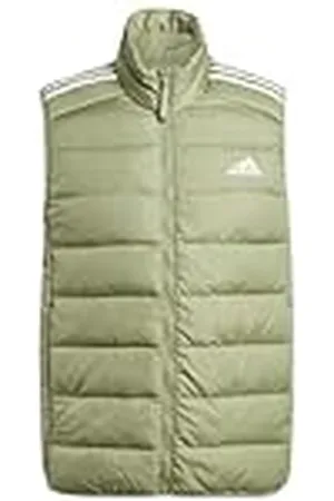 adidas Hombre Essentials 3-Stripes Light Down Vest, , M