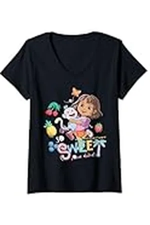 Dora Mujer & Boots - ¡Qué Dulce! Dulce! Camiseta Cuello V