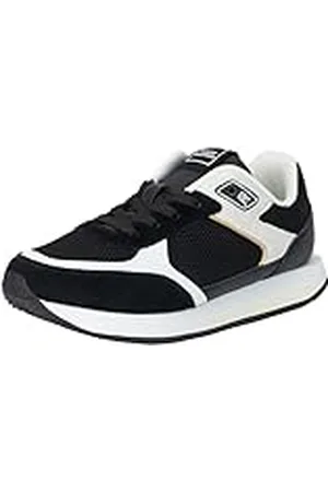 Tommy Hilfiger Zapatillas para Mujer Runner Sneaker, (Black), 38