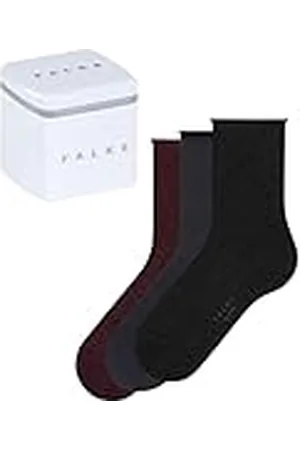 Falke Happy Box Uni Multipack W So algodón lisos 3 pares, Calcetines Mujer, , 35-38