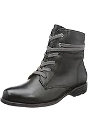 Jana Paris-B-1 8-8-25106-21, Botas Militares Mujer, Negro-Schwarz (Black 001), 38.5 EU