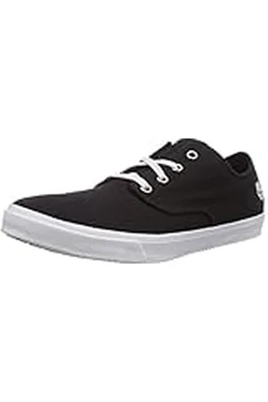 Timberland EK Hookset Camp FTM_EK Hookset Camp Canvas 4 Eye - Zapatillas de lona para hombre, - Schwarz (BLACK CANVAS), 50