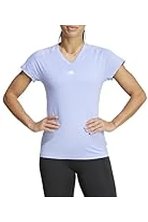 adidas Mujer AEROREADY Train Essentials Minimal Branding V-Neck tee, , L