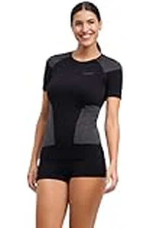 Falke Wool-Tech Light Protective W S/s TS Lana Hilo Funcional Secado rápido 1 Pieza, Capa de Base Superior Mujer, , XS