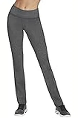 Skechers Walk Go Flex 4 Pocket Boot Cut Pant Pantis, Gris Jaspeado, Large para Mujer