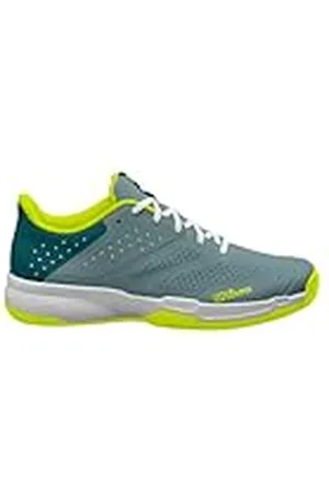 Wilson Kaos Stroke 2.0, Tennis Shoe Hombre, Stormy Sea/Deep Teal/Safety Yellow, 48 EU