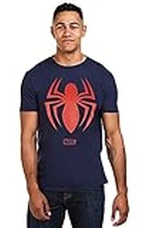 Marvel Spiderman Logo Camiseta, , XX-Large para Hombre