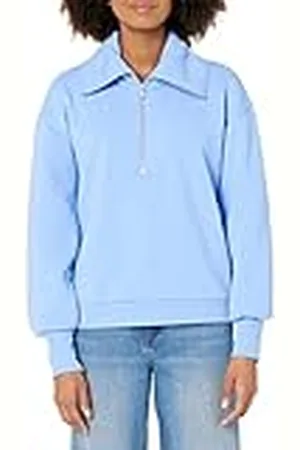 THE DROP Hayley Half Zip Fleece Sweatshirt para Mujer, , L