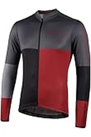 Nalini 03220301100C000.10 New LS Coffee Jersey Hombre Sweatshirt Black/Red/Grey 4XL