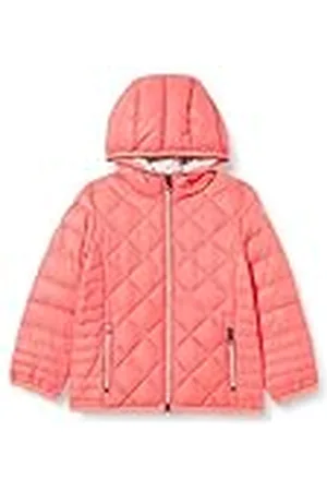 CMP Chaqueta infantil con capucha fija, rojo flúor, 98