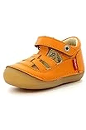 Kickers SUSHY, Zapatos Planos Mary Jane Unisex niños, Orange, 18 EU