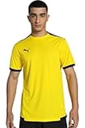 PUMA Hombre Shirt, Cyber Yellow- Black, XL