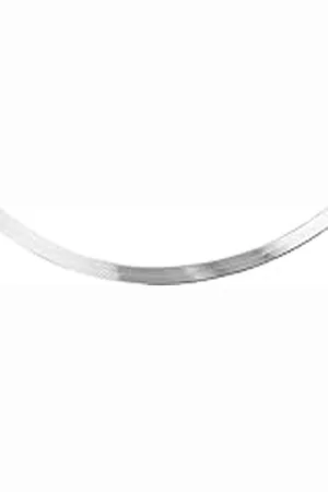 Amazon Cadena triple tipo espina de pescado de esterlina, 46 cm