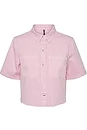 Pieces® Pcblume SS BC-Camiseta Blusas, Prism Rosa, XS para Mujer