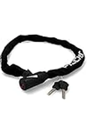 Fischer 50463 Candado de cadena unisex para adultos, neopreno, 100 cm, 6 mm, candado para bicicleta, normal