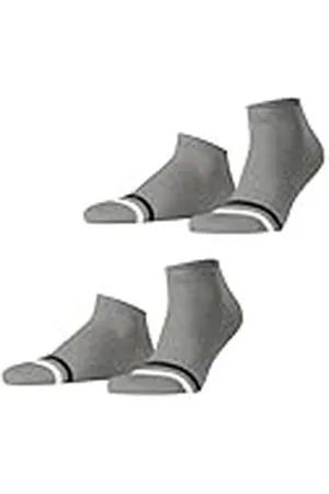 ESPRIT Accent Stripe Multipack M Sn algodón lisos 2 pares, Calcetines cortos Hombre, , 39-42