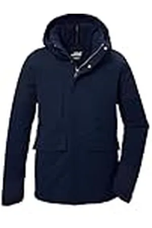 Killtec Hombre Chaqueta funcional/chaqueta de exterior con capucha con cremallera KOW 81 MN JCKT, dunkelnavy, S, 41846-000