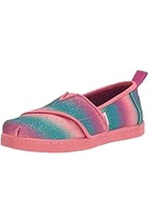 TOMS Niñas Tiny Glitter Alpargata Mocasines Planos, , 22 EU