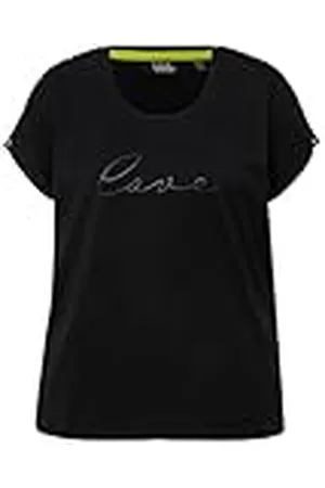 Ulla Popken Camiseta con Botones e impresión, Talla Grande 830341, , 56 ES/58 ES Mujeres