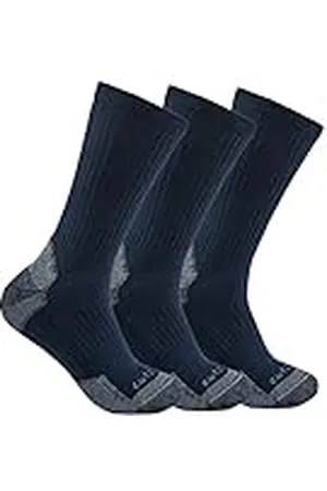 Carhartt Midweight Cotton Blend Sock 3 Pack Calcetines, , X-Large para Hombre