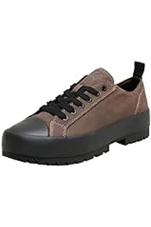 Calvin Klein Jeans Lugged Hybrid Low Laceup AUTH YM0YM01091, Zapatillas Deportivas Hombre, Marrón (Slate Black/Black), 43 EU