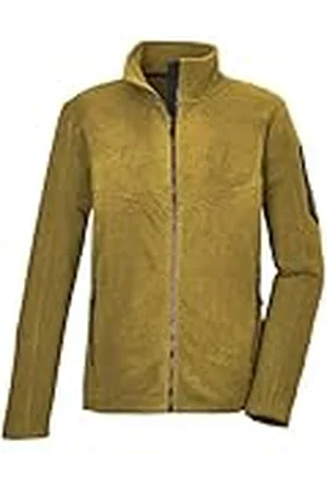 Killtec Hombre Chaqueta de micropolar/chaqueta de polar con cuello alto KOW 90 MN KNTFLC JCKT, blasses oliv, L, 41823-000