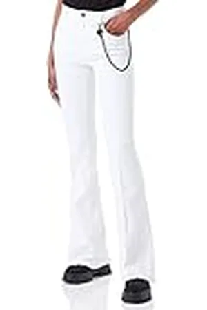 Moschino Flare fit 5-Pocket Trousers Pantalones Casuales, , 34 De Las Mujeres
