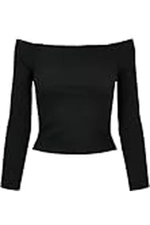 Urban classics Manga Larga Acanalada con Hombros Descubiertos para Mujer Camiseta, , XXL