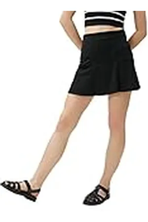 Koton Voluminous Mini Skort Falda, , L para Mujer