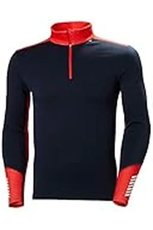 Helly Hansen Lifa Merino Midweight 1/2 Zip, Camisa Hombre, (Blue), XL
