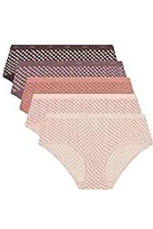 Dim Les Pockets Coton Colorés X5 Boxer, , M (Pack de 5) para Mujer