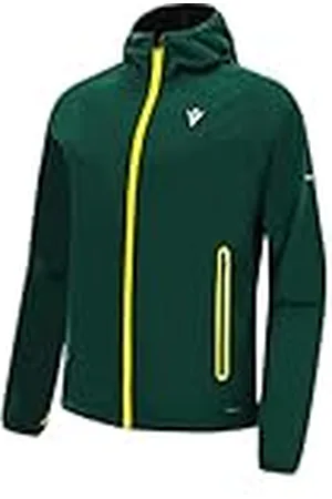 macron Run Fcc Caleb Rain Jacket Light Man Dgrn/Yel Chaqueta de Lluvia, , XX-Large Hombres