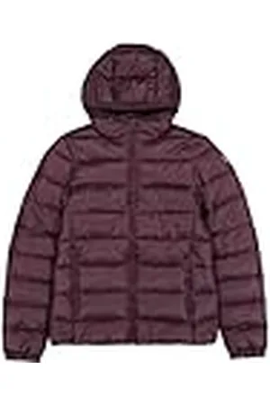 Champion Legacy Outdoor W (117568) -WR Light Nylon Cirè 35gr C-Logo Hooded Chaqueta Acolchada, , S para Mujer