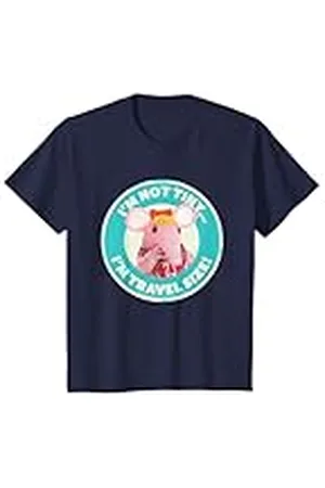 Clangers Niños Tiny Clanger ¡No soy pequeño, soy talla de viaje! Niños retro Camiseta