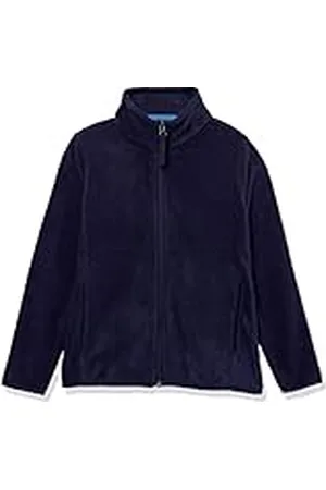 Amazon Chaqueta de Forro Polar con Cremallera Completa y Cuello Levantado Niño, , 6-7 años