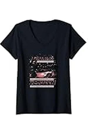 Cars Mujer Lightning McQueen Speed Frenzy Camiseta Cuello V